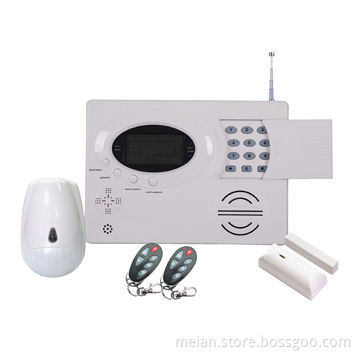 Wired/Wireless Alarm Control Panel with Digital Keypad and Large LCD Screen
